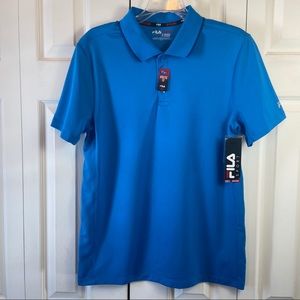 Fila Blue Athletic Fit Golf Shirt NWT sz S Men's